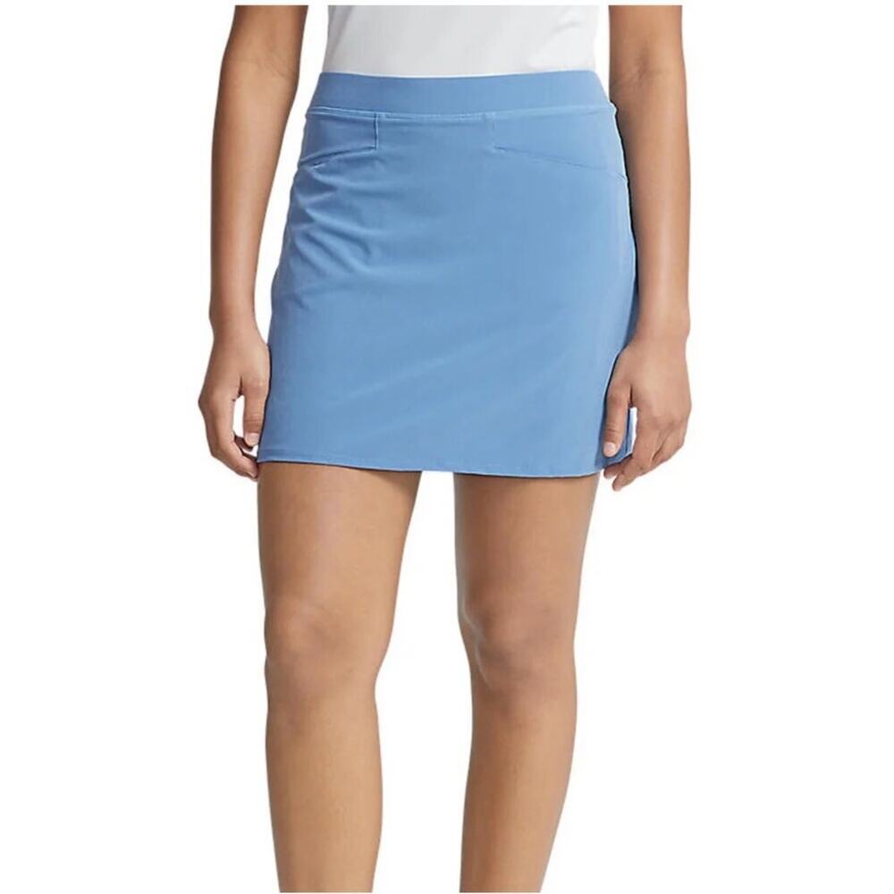 NEW RLX Ralph Lauren Pleated Skort Size L Blue Athleisure Golf Pickeballe Tennis